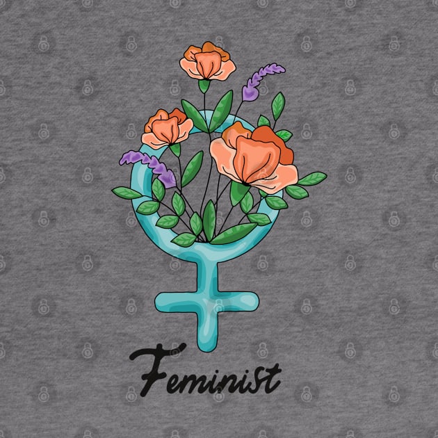 Feminist Flowers by Slightly Unhinged